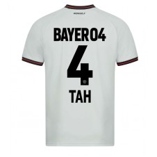 Bayer Leverkusen Jonathan Tah #4 Bortatröja 2023-24 Korta ärmar